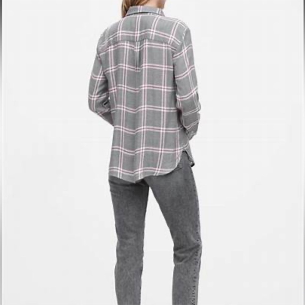 NWOT Banana Republic Dillion Classic Fit Flannel Shirt XS - Picture 2 of 11